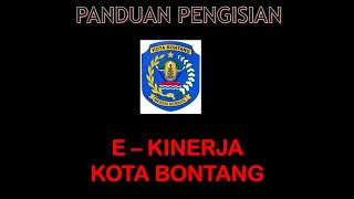 TUTORIAL E KINERJA KOTA BONTANG [upl. by Yorick286]