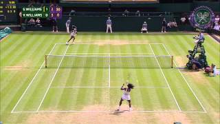 2015 Day 7 Highlights Serena Williams vs Venus Williams [upl. by Ahseki783]