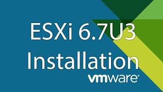 Tutorial  Installing and setting up ESXi 67 [upl. by Moran31]