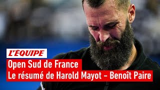 ATP de Montpellier  Harold Mayot trop fort pour Benoît Paire [upl. by Koeppel]