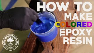 How to Make Colored Epoxy Resin [upl. by Ahsilad]