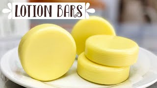 3Ingredient Solid Lotion Bars Nongreasy Recipe [upl. by Ginder]