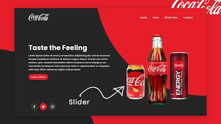 Responsive Website Design using Html CSS amp Javascript  Step By Step Web Design [upl. by Ynaittirb96]