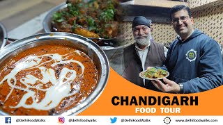 CHANDIGARH FOOD Tour I Rara MUTTON  Chole BHATURE  Mix CHAAT  SIZZLER  CHAAP  GAJRELA [upl. by Armat]