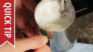 How to AutoFroth Milk for Lattes [upl. by Concettina]