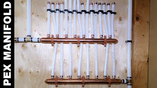 PEX Manifold System PEX Water Lines [upl. by Adlare464]