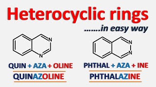 Heterocyclic rings in easy way  PART2 [upl. by Eannej]