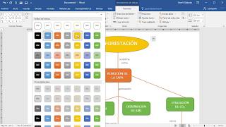 CÓMO HACER UN MAPA CONCEPTUAL EN WORD [upl. by Siocnarf]