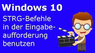 Windows 10  STRGTastenkombinationen in der Eingabeaufforderung verwenden [upl. by Enoitna]