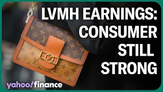 LVMH stock rises on revenue growth luxury retail resiliency [upl. by Shanie611]