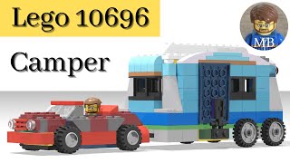 Lego classic 10696  Camper  DIY instruction  building ideas [upl. by Ynohtnanhoj]