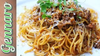 Perfect Spaghetti Bolognese with Gennaro [upl. by Annayhs601]