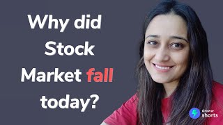 Why Stock Market Crashed today  Why did stock market fall today shorts [upl. by Atil]