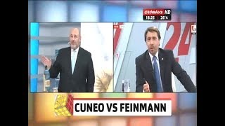 Eduardo Feinmann versus Santiago Cúneo [upl. by Mcferren319]