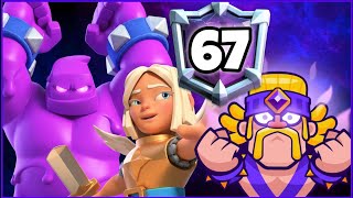 3100🥇 with Elixir Golem Deck [upl. by Market]