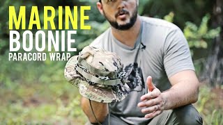 Paracord Wrap Your Boonie Cap like a MARINE [upl. by Alli]