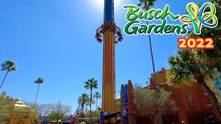 Busch Gardens 2022 Tampa Florida  Walkthrough Tour [upl. by Warfourd986]