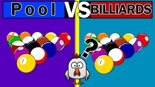 The Difference Between Pool and Billiards [upl. by Elconin]