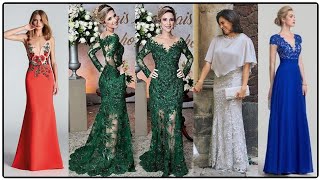 hermosos vestidos de noche para señoras elegantes vestidos de gala 2025 [upl. by Enaz]