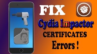 How To Fix Cydia Impactor Certificates ERRORS  🤔 [upl. by Lednahc]