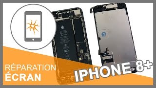 Réparation écran iPhone 8 Plus [upl. by Llenrub]