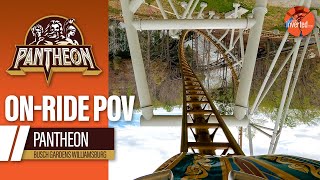 Pantheon OnRide POV  Busch Gardens Williamsburg [upl. by Orvan84]