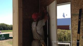 How To Install An Exterior Door [upl. by Cumine]