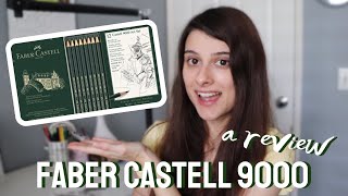 GRAPHITE PENCILS REVIEW  FABER CASTELL 9000 ART SET [upl. by Drusi560]