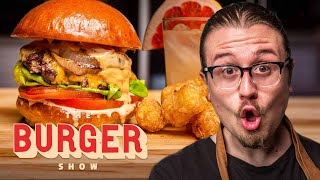 Joshua Weissman Cooks the Perfect Burger Combo Meal  The Burger Show [upl. by Bocoj]