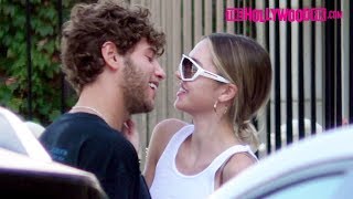 Delilah Hamlin amp Eyal Booker Share A Kiss During A Smoke Break While Out Shopping 92319 [upl. by Aipotu210]