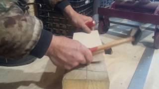 Wood stove firebrick cutting sizing shaping [upl. by Aretta]