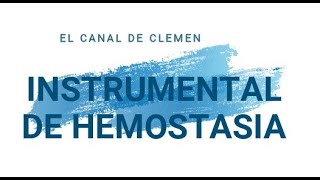 Instrumental de Hemostasia [upl. by Enelad]