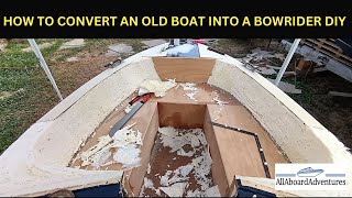 Boat conversion into Bowrider [upl. by Raphaela]