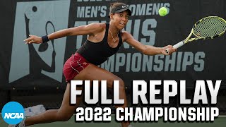 2022 NCAA DIII womens tennis championship May 25 I FULL REPLAY [upl. by Nilram243]