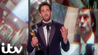 Adrien Brody wins Best Actor  Oscars 2025 [upl. by Neyuh]