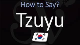 How to Pronounce Tzuyu TWICE [upl. by Alber]