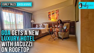 Candolim In Goa Gets A New Boutique Hotel With Jacuzzi On Rooftop 2N3D Stay At₹10999  Curly Tales [upl. by Kanya]