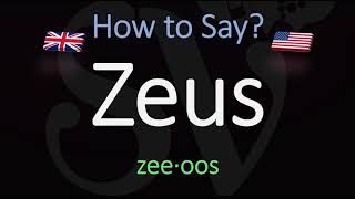 How to Pronounce Zeus CORRECTLY [upl. by Nylirad]