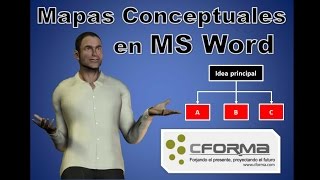 Cómo hacer Mapas Conceptuales en Word [upl. by Euqinad]