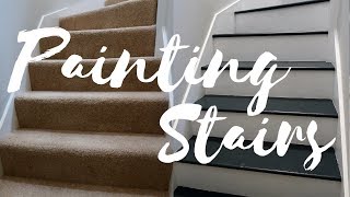 DIY DECORATING AND PAINTING STAIRS  LONDON HOUSE  INTERIOR  Claire Imaginarium [upl. by Hennessy]