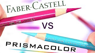 Prismacolor Premier VS Faber Castell Polychromos Colored Pencils  Which is better [upl. by Balac471]