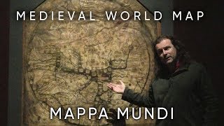 Medieval world map Mappa Mundi what does it show We get close up to this national treasure [upl. by Alamap]