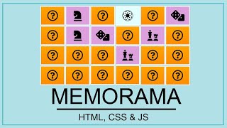 JUEGO DE MEMORIA MEMORAMA EN JAVASCRIPT [upl. by Raul]