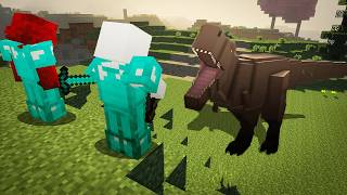 Surviving Dinosaurs in Minecraft [upl. by Ahsienek]