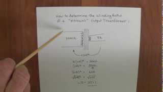 Output Transformers A Discussion of Basic Principles [upl. by Gretal]