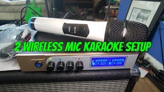 How to setup Wireless Microphone Mixer to Amp without Feedback [upl. by Jennee]