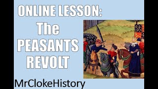 KS3 History  The Peasants Revolt [upl. by Ellinehc316]