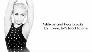 Ashtrays And Heartbreaks  Snoop Lion ft Miley Cyrus  Lyrics [upl. by Adikam]