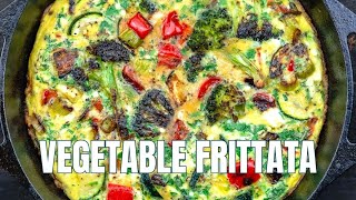 Mediterranean Vegetable Frittata  The Mediterranean Dish [upl. by Raveaux]