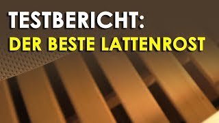 Lattenrost Test  Welcher ist der beste Lattenrost [upl. by Nydnarb]